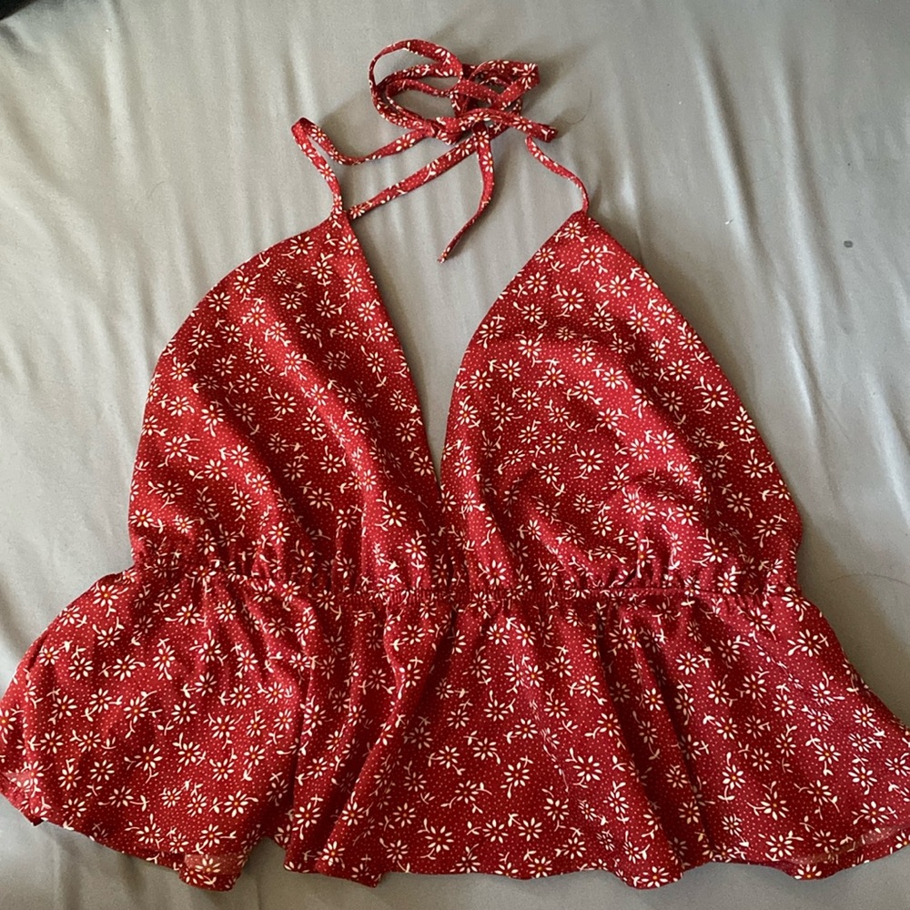 Floral Crop Tank